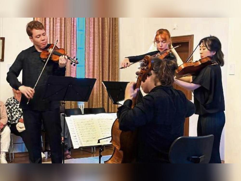 Das Leonkoro Quartett begeisterte in Liesborn. Foto: Meschede