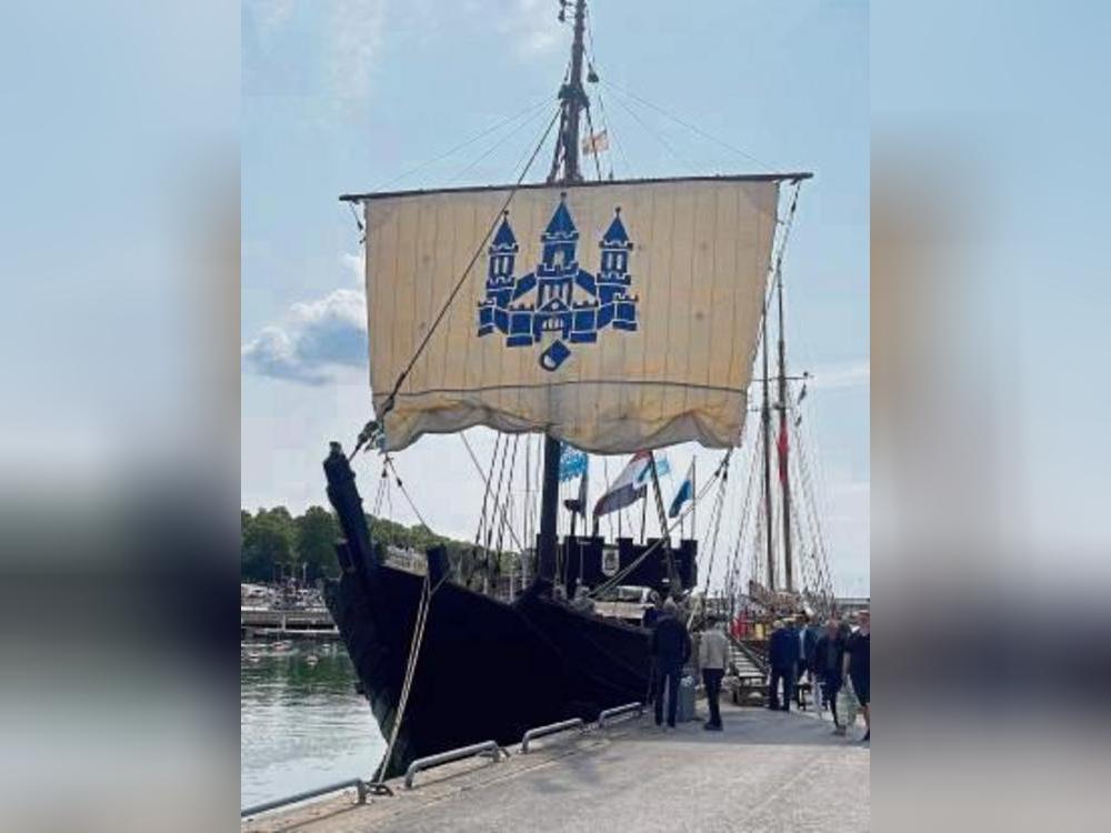 Die Kamper Kogge war nach Visby gesegelt.