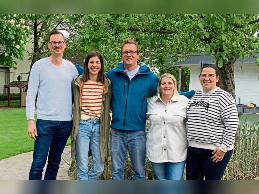 Gründungsvorstand des Fördervereins (v.l.): André Frank, Ann-Christin Nowak, Sven Bringenberg, Madeleine Lengacher-Vent und Katja Gehnich.