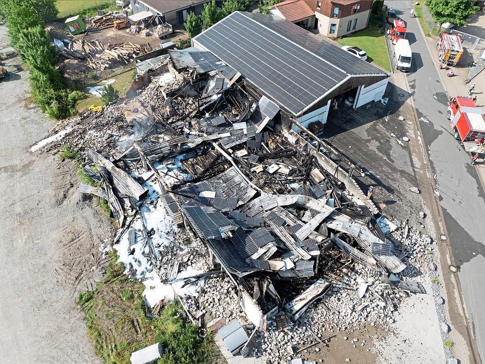 Die Halle ist inzwischen abgerissen worden. Foto: Eickhoff