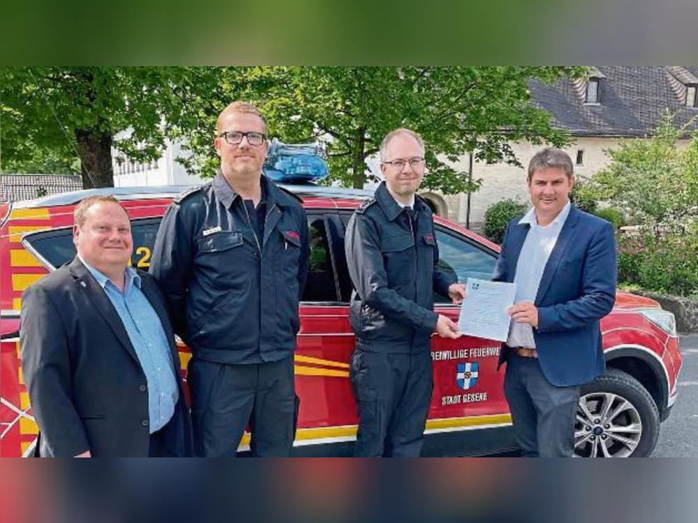 Matthias Mattenklotz (2.v.r.) ist nun offiziell in sein Amt berufen worden.
