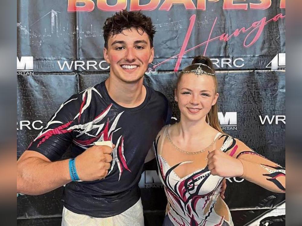Das deutsche Meister-Paar der Pink Panthers, Max Dudos und Sayen Hecken, kämpfte sich trotz Verletzungspech unter die besten 20 Tanzpaare Europas.