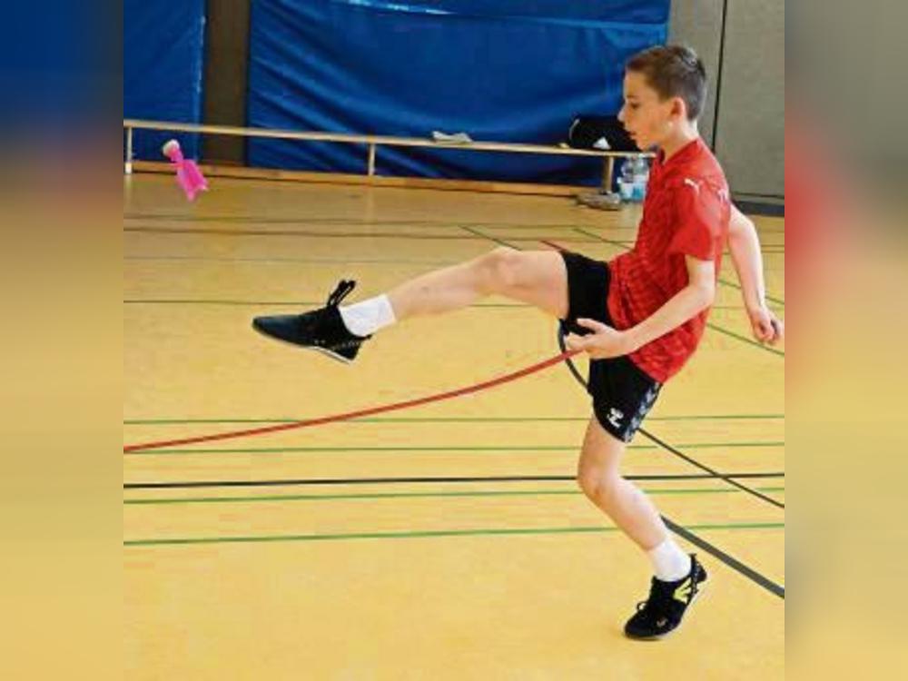 Tim Henneböle (im Bild) und Nora Henneböle unterlagen im Mixed im Spiel um Platz 9.