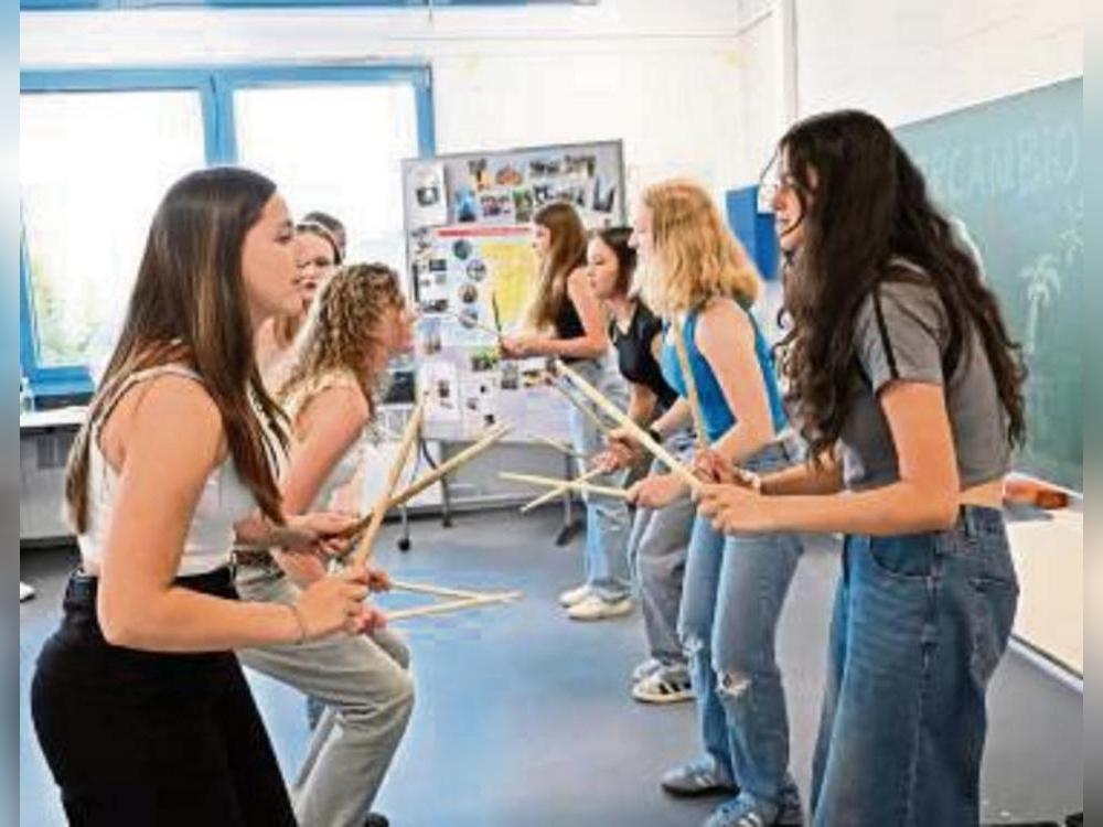 Beliebt waren die Mit-Mach-Aktionen der Schüler.
