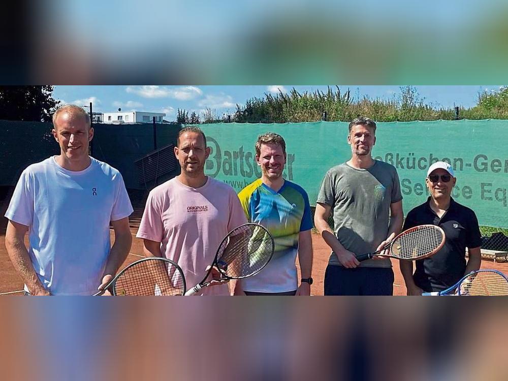 Kreismeister und Aufsteiger: die Tennisherren 40 des TC GW Lippstadt.