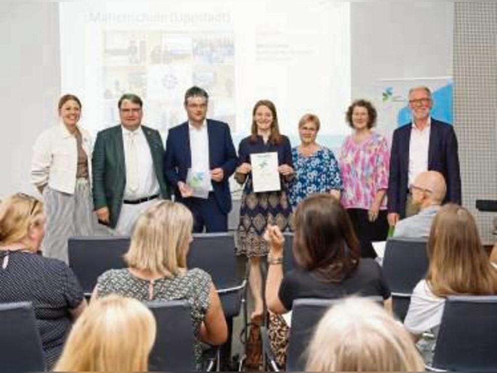 Rezertifiziert: Die Marienschule darf weiter das Berufswahlsiegel tragen.