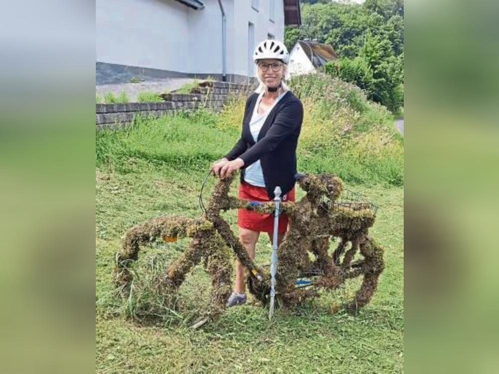Manuela Hoffrichter und das Biobike.