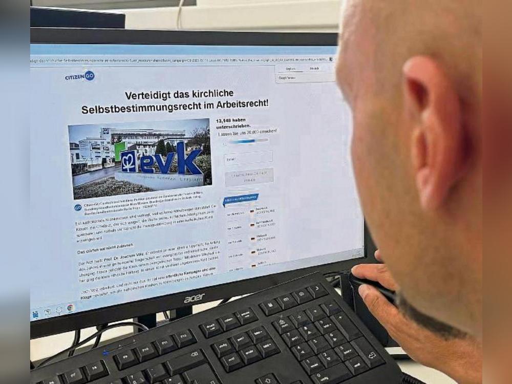 Mit einer Gegenpetition will „CitizenGo“ das „kirchliche Selbstbestimmungsrecht im Arbeitsrecht“ verteidigen.