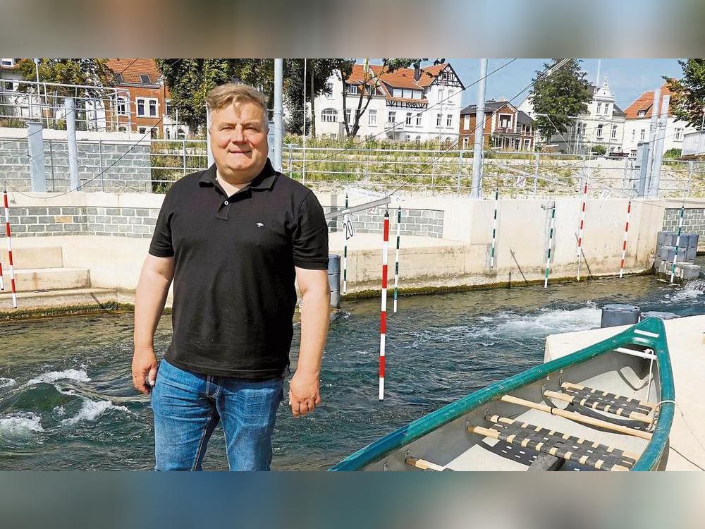 Ein Wahlkampf wie eine politische Wildwasserstrecke: Arne Moritz tritt beim Unternehmen Titelverteidigung gegen fünf Herausforderer an. Der frühere Solinger ist seit dem 1. November 2020 Bürgermeister von Lippstadt. Foto: Vielberg
