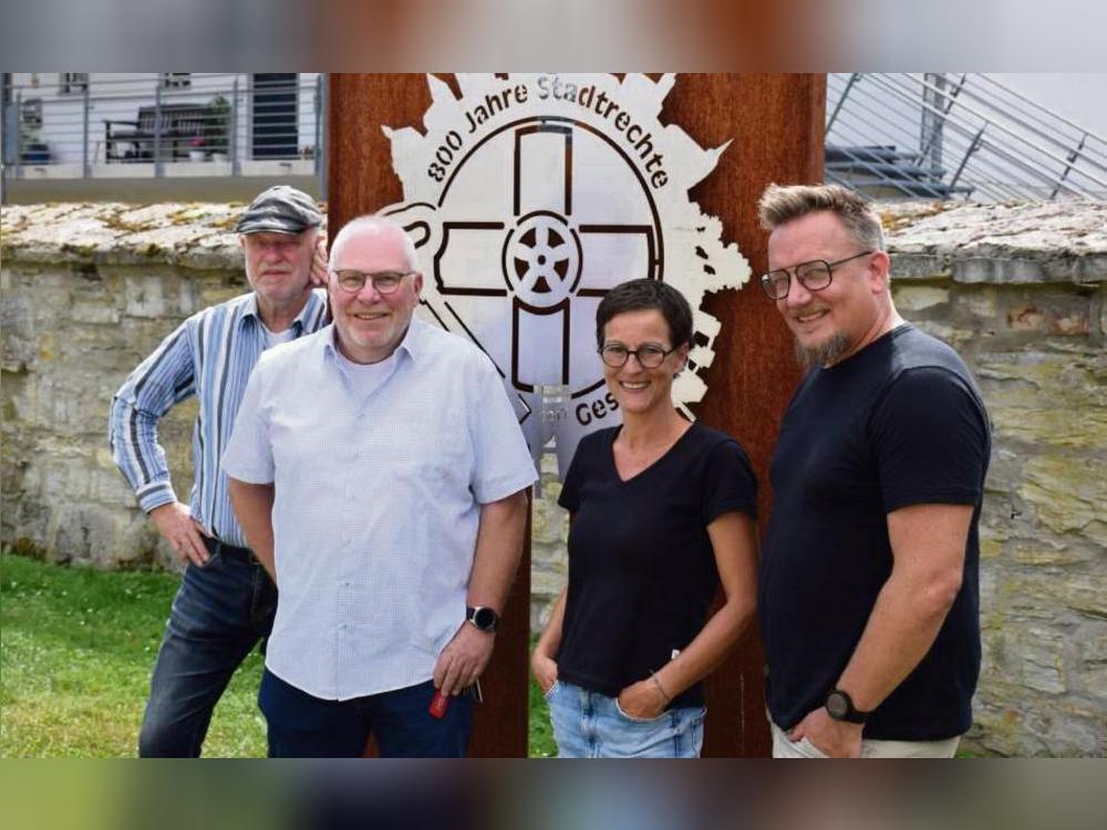 Die Geseker BG ist vor der Kommunalwahl angriffslustig (v.l.): Joschi Kleine, Peter Klatecki, Birgit Pollhans und Niclas Imholze. Foto: Kossack