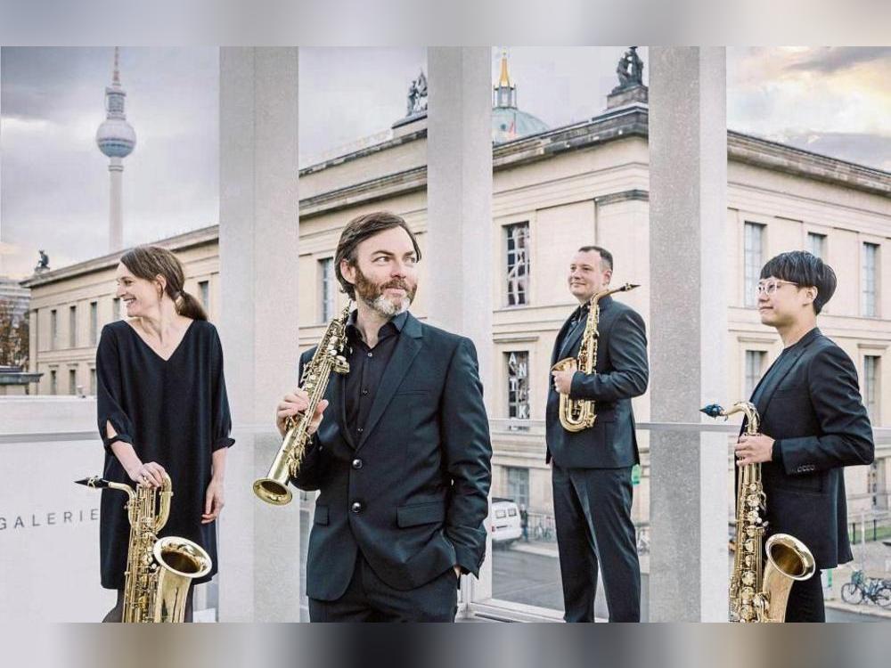 Das Sonic.Art Saxophonquartett ist zum ersten Mal mit dabei. Foto: Alexander Steffens