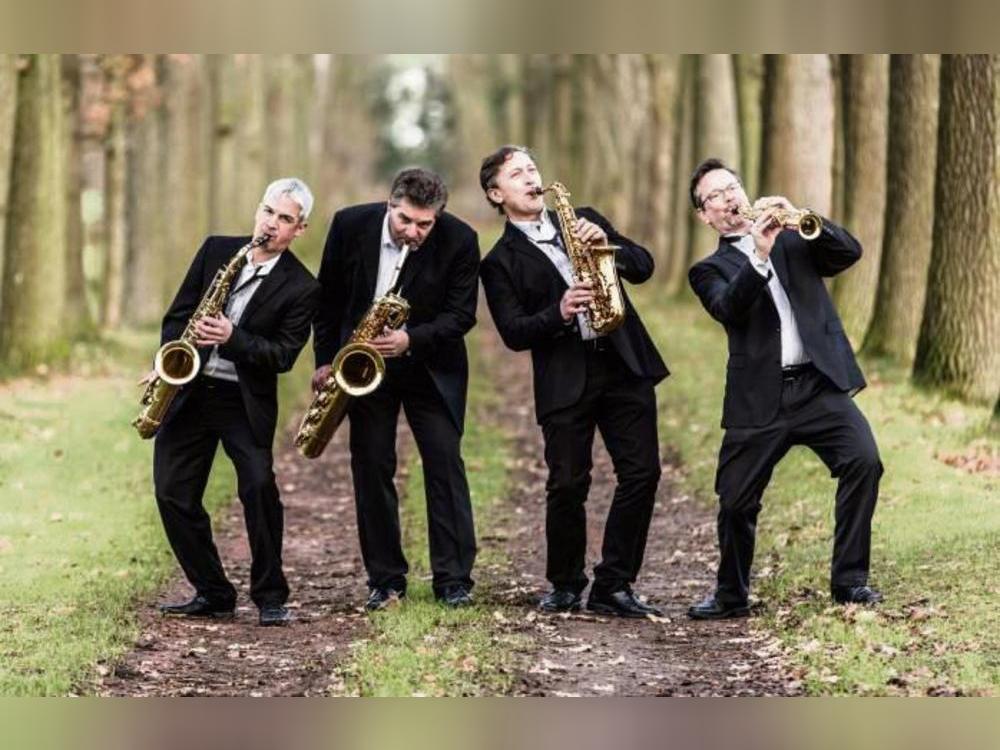 Das Blattwerk-Saxophonquartett bringt Musik aus vier Epochen auf die Bühne.