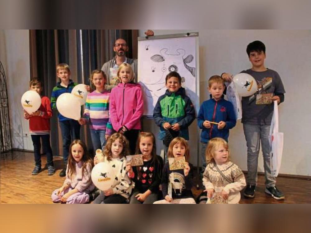 Lieselotte-Schöpfer Alexander Steffensmeier hat in Anröchte aus seinen Büchern gelesen. Foto: Pia Mintert