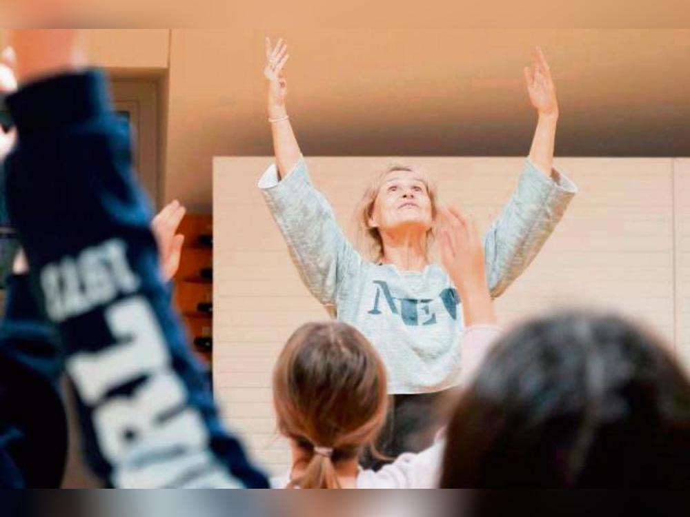 Dagmar C. Weinert bei der Probe. Foto: Holger Künemund