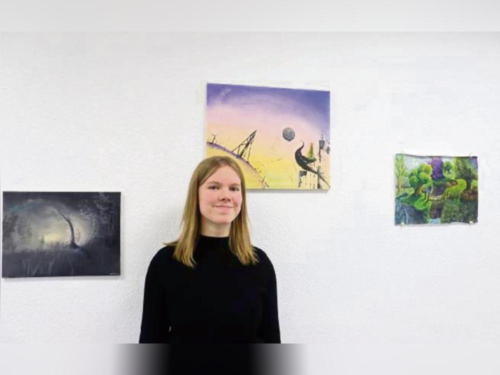 Eine fantastisch anmutende Traumwelt aus Aquarell lädt bei Sarah Brunes Arbeiten zum Träumen ein.