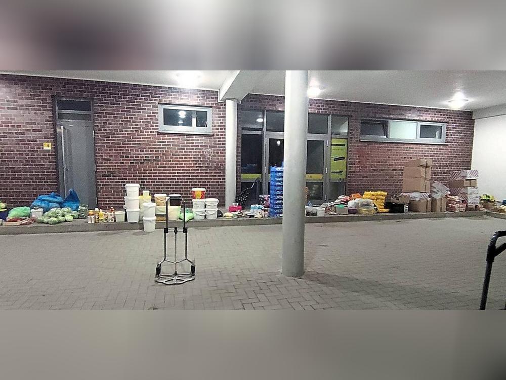 Fleißig gesammelt: Die beeindruckende Ausbeute der Lebensmittelretter am Abschlussabend der Herbstwoche. Foto: Foodsharing