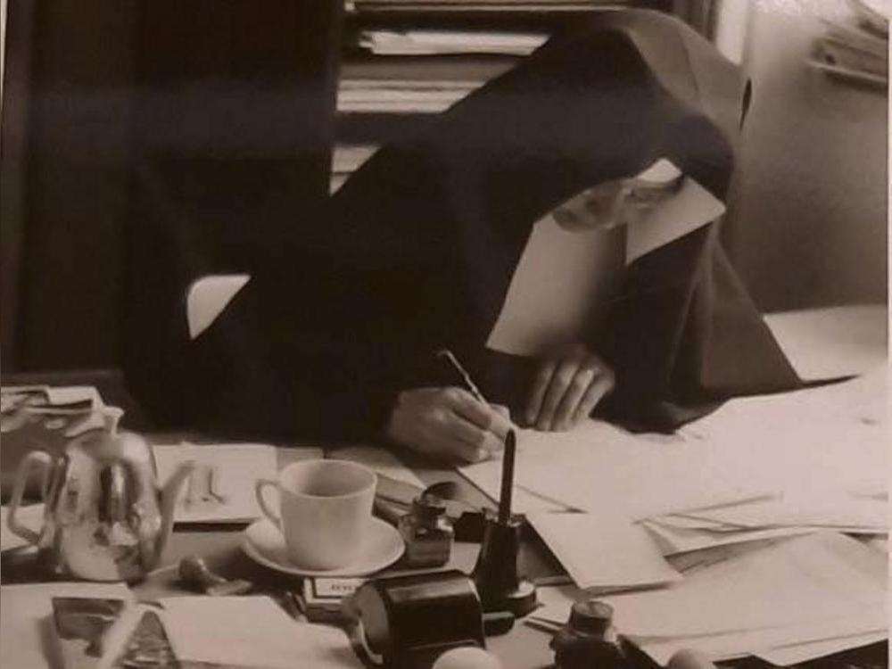 Clara Probst, später bekannt als Schwester Brunhilde, widmete sich der Geschichte der Franziskanerinnen.