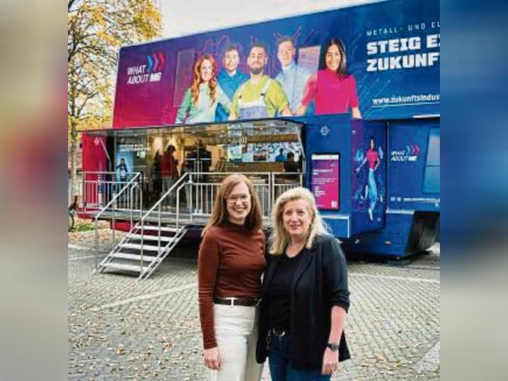 Der Infotruck sollte Schülern Einblicke in MINT-Berufe geben.