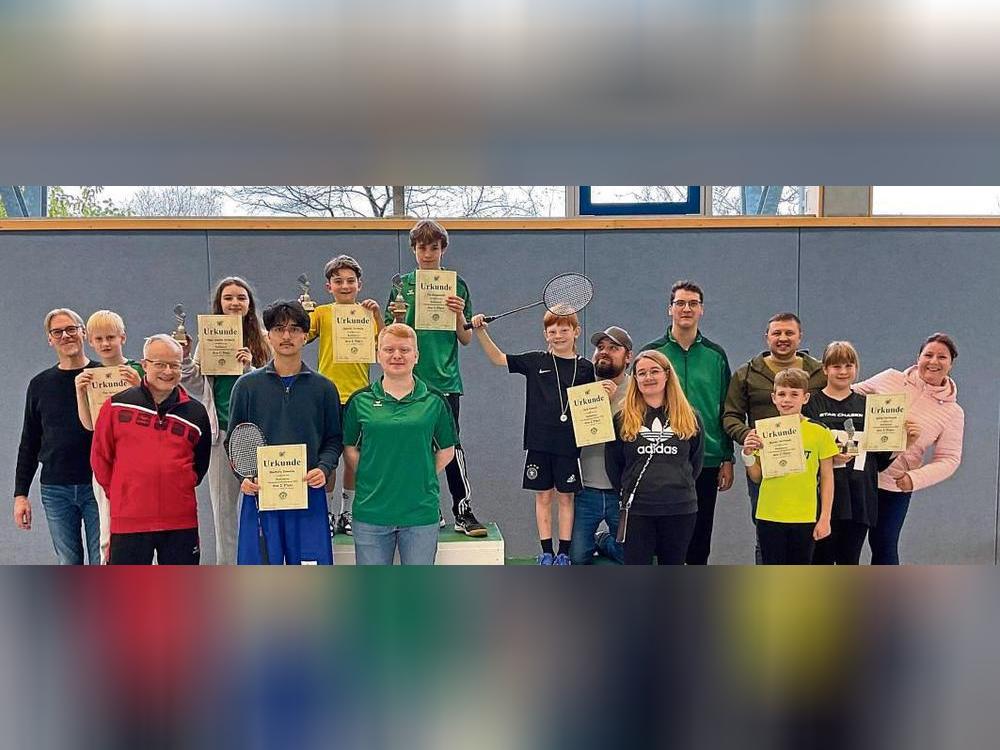 Auch im Nachwuchsbereich ermittelten die Badminton-Akteure des SV Steinhausen ihre neuen Vereinsmeister. 2026 soll es eine Neuauflage der Titelkämpfe geben.