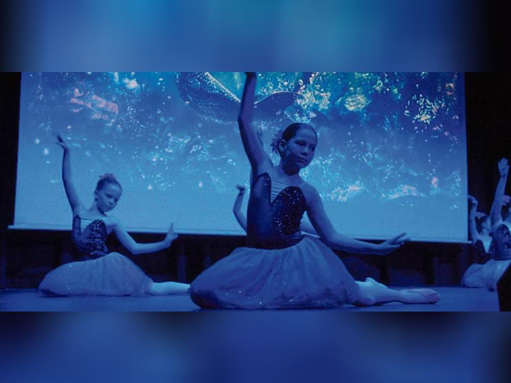 Der Tanz der Meerjungfrauen begeisterte die Zuschauer im ersten Teil der Veranstaltung. Fotos: Helga Wissing