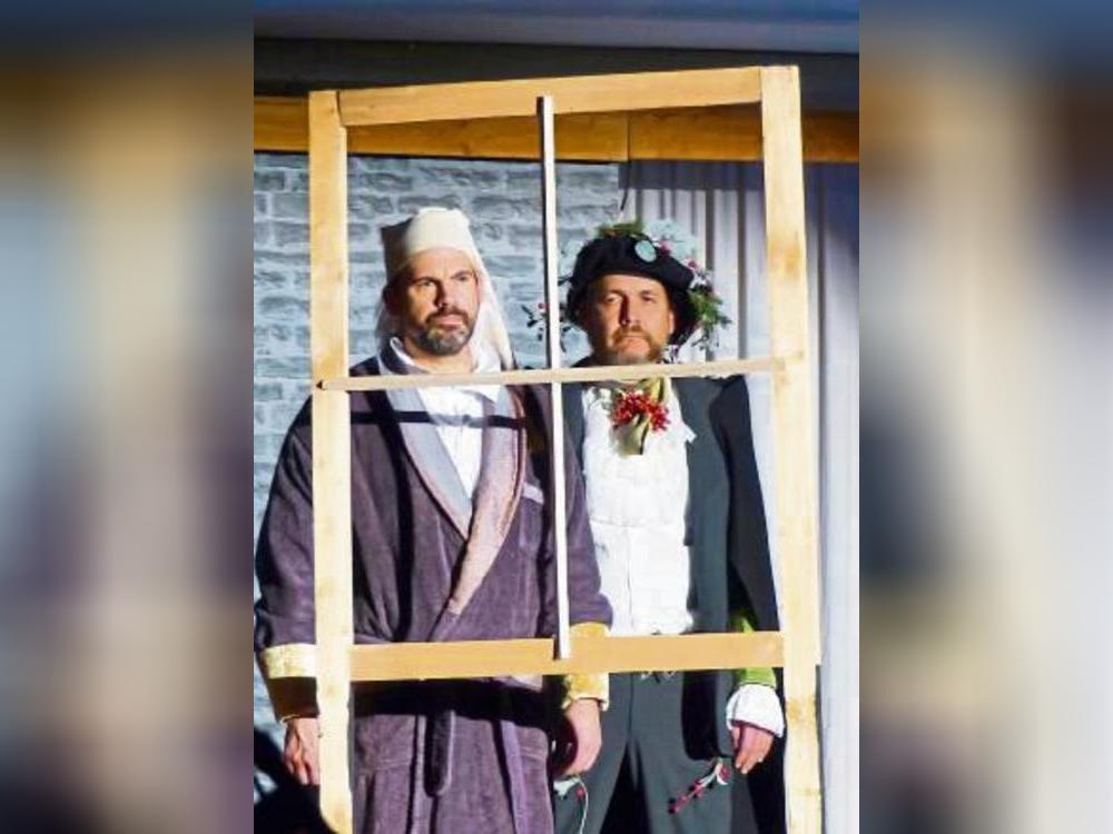 Szene aus „Scrooge – eine Weihnachtsgeschichte“.