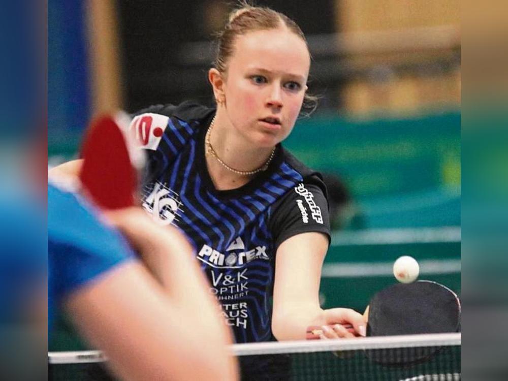 Um ihr Nervenkostüm war es zuletzt nicht gut bestellt: TTK-Neuzugang Magdalena Hübgen nimmt jetzt gegen Engelbostel-Schulenburg einen neuen Anlauf. Foto: Thomas Wiegand