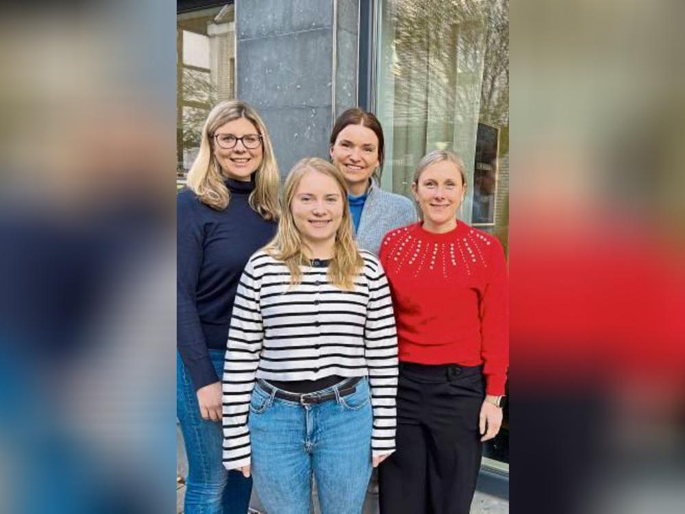 Haben in den Räumen an der Geiststraße ihr Domizil bezogen: Das Team des KWL-Geschäftsbereichs Kommunikation und Tourismus.