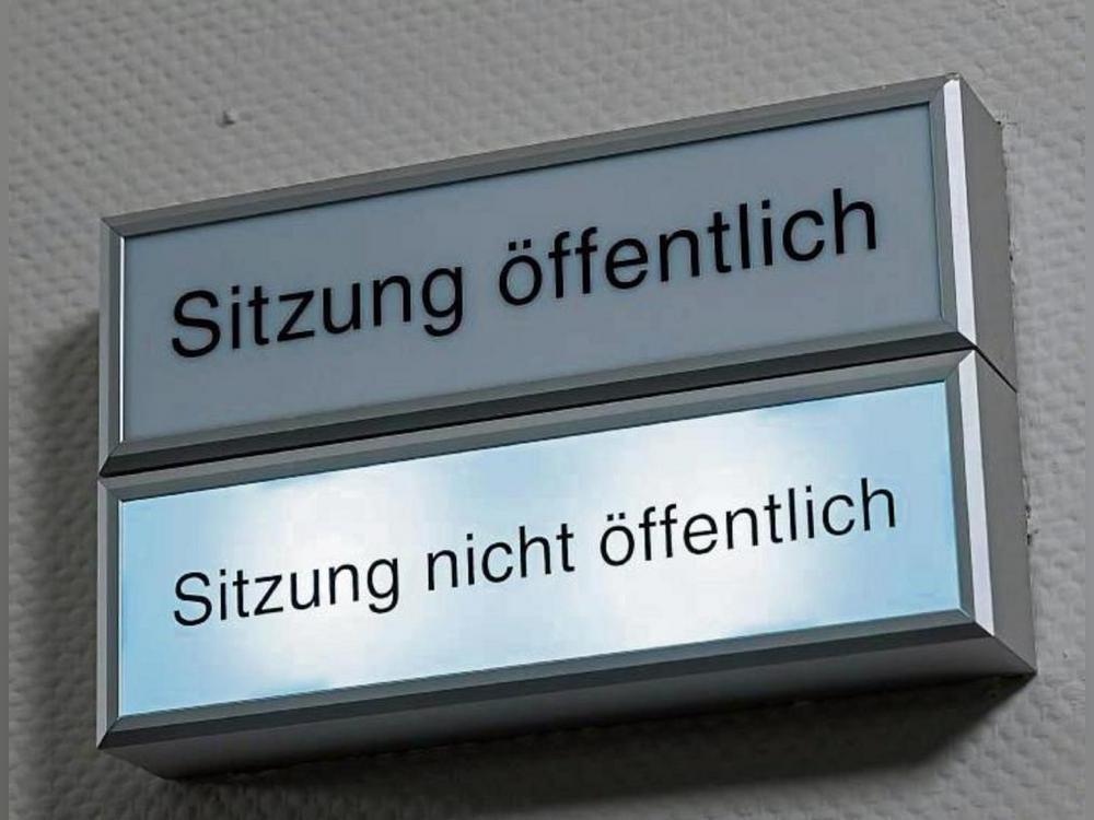 Teile der Gremien-Sitzungen finden unter Ausschluss der Öffentlichkeit statt. Foto: DPA