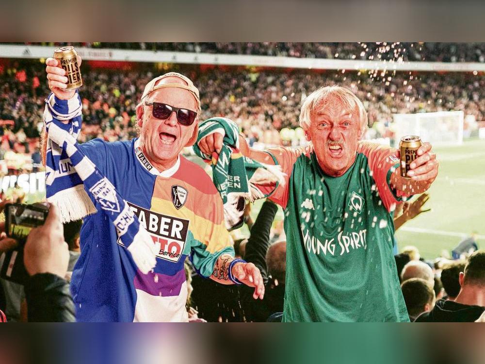 Freunde des gepflegten Ballsports: Thomas Mono und Hans Peter Königs. Foto: Christian Mono