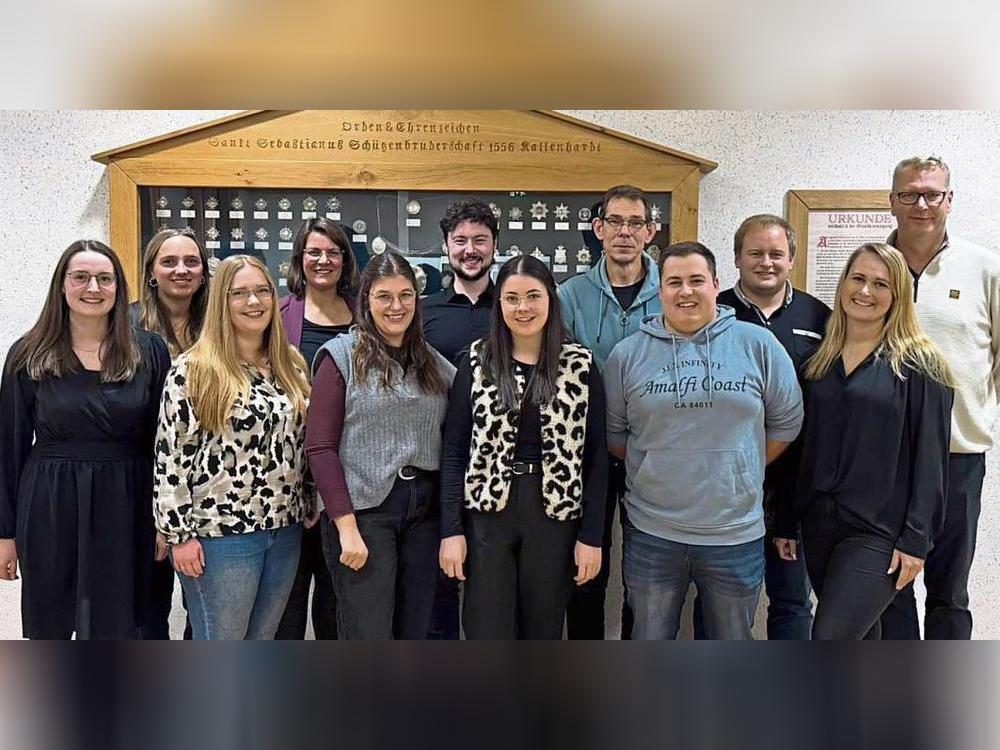 Der neue Vorstand des Tambourcorps Kallenhardt.