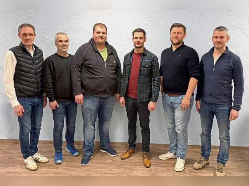 Der wiedergewählte Vorstand (v.l.): Markus Knoop, Dirk Fründ, René Ortmann, André Tobey, Josef Kneer und Marius Schulte.