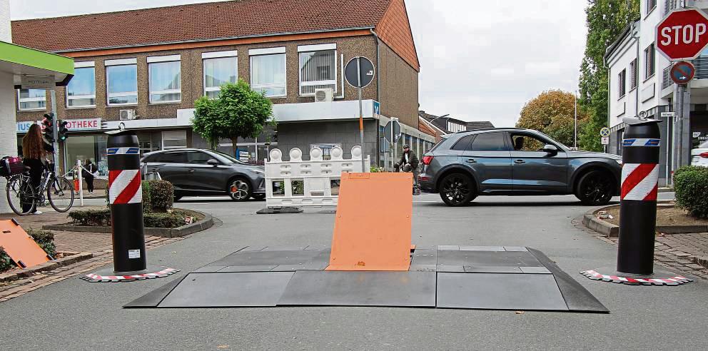 Der Anröchter Rat unsterstützt die Anschaffung mobiler Wegsperren – hier ein Beispielbild vom Erwitter Stadtjubiläum im letzten Jahr. Archivfoto: Ulrike Dietz