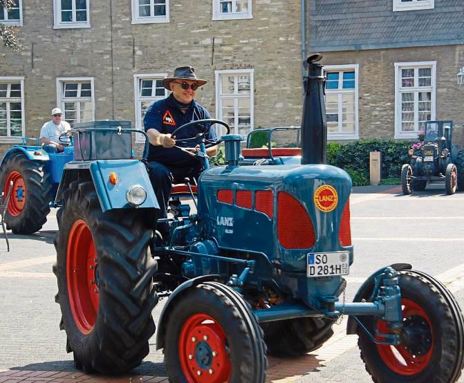 Alte Traktoren sind die Leidenschaft der Clubmitglieder.