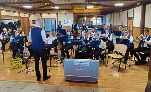 Heute zählt der Musikverein Kneblinghausen rund 25 aktive Mitglieder. Foto: Thomas