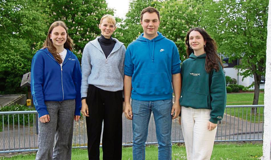 Der Vorstand um Pia Fredebeul, Mathilde Köhne-Volland, Linus Fredebeul und Julia Voß (v.l.) hat viel vor. Foto: Löseke