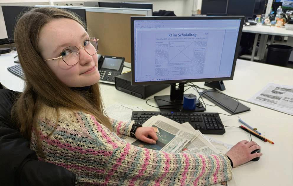 Anna Huneke ist Schülerin am Gymnasium Antonianum, absolviert ein Praktikum bei unserer Zeitung und berichtet aus eigener Sichtweise, wie sich ChatGPT an der Schule entwickelt hat.