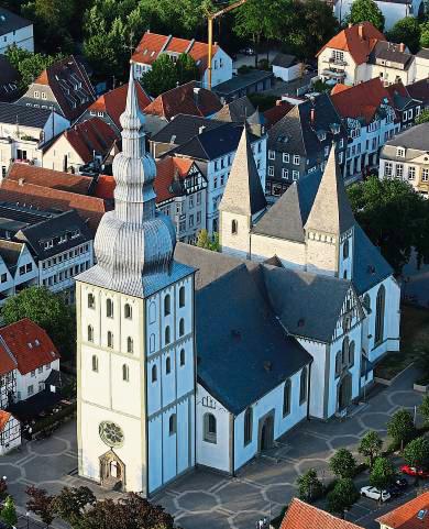In den evangelischen Kirchen, wie hier in der Marienkirche, wurde in 2025 öfter geheiratet als in katholischen Gotteshäusern. Foto: Carolin Cegelski