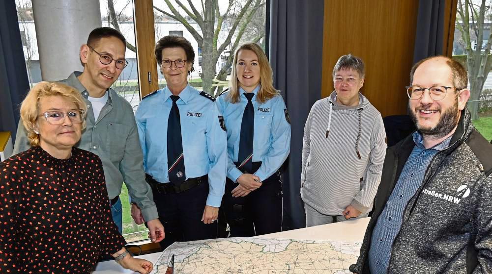 Die Unfallkommission tagt viermal im Jahr und nimmt Unfallhäufungsstellen im ganzen Kreisgebiet unter die Lupe. Foto: Keller (Kreis Soest)