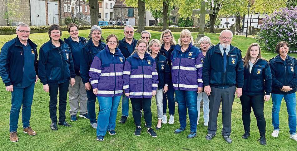 Das Team der ökumenischen Notfallseelsorge im Kreis Soest begrüßte in Altengeseke Mandy Wittenborn, Alexandra Jungmann und Claudia Kutscher als Verstärkung.