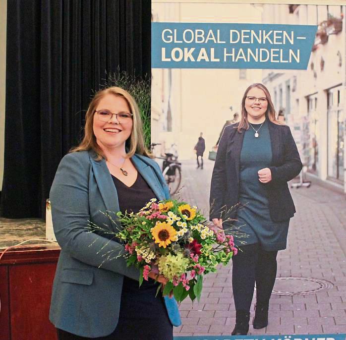 Elisabeth Körner (Grüne) ist nun die offizielle Bürgermeisterkandidatin der Grünen für Lippstadt 2025. Foto: Mintert