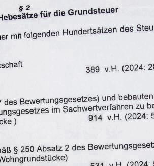 Anröchte soll den differenzierten Hebesatz erhalten.