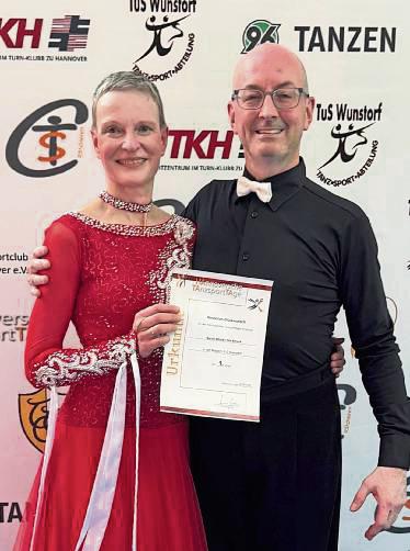 Feierten für den TSC Castell Lippstadt einen weiteren Turniersieg: Ute und Bernd Strunk.