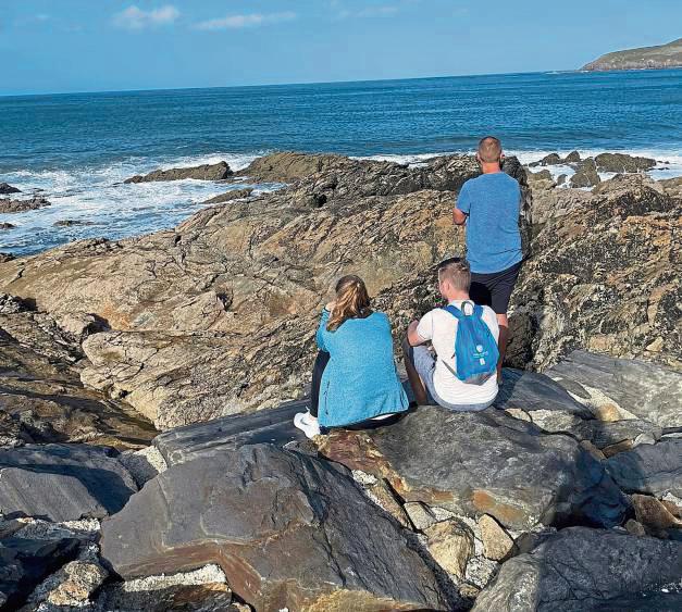 Blick aufs Meer, endlose Weite: Horizontas war mit trauernden Jugendlichen auf einer Pilgerreise durch Spanien.