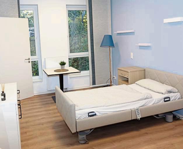 Das Musterzimmer gab den Interessierten einen guten Einblick.