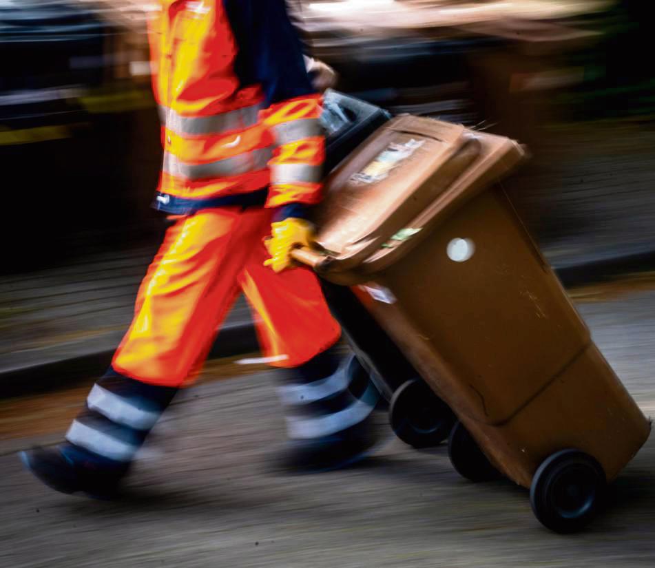 Geseke liegt ganz vorne im Trennen von Müll – besonders im Vergleich mit NRW. Foto: dpa