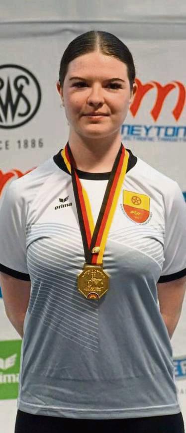 Die Goldmedaille gehört ihr: Linnea Kristin Schnerr wurde in München nach einem packenden Wettkampf Deutsche Meisterin.