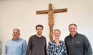 Der neue Vorstand, v.l. Jürgen Mennemeyer, Carsten Wieneke, Mechthild Schulte und Alexander Gerling.