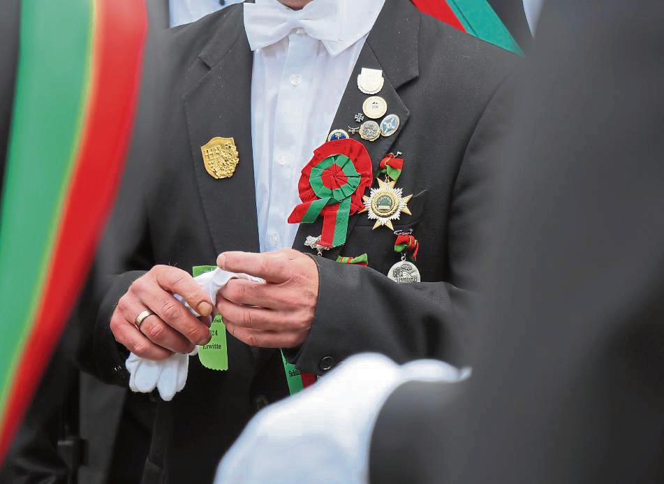 Einer der Höhepunkte des Jubiläums dürfte das Stadtschützenfest werden, bei dem alle Vereine aus den Ortsteilen gemeinsam feiern. Foto: Dietz