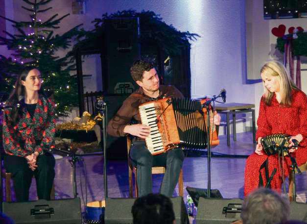 Die jungen Musiker nahmen das Publikum mit auf eine berührende Klangreise durch das winterliche Irland. Foto: Wissing