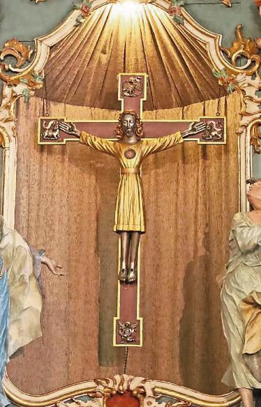 Nach über 200 Jahren wieder dabei: Der „Herrgott von Altenrüthen“.